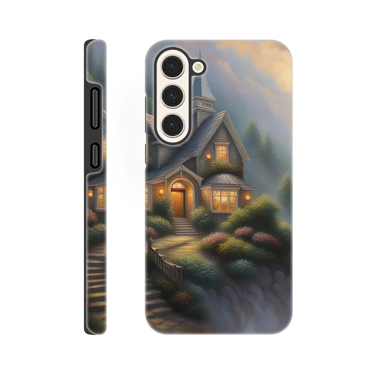 Smartphone-Hülle "Hart" - Traumlandschaft - Digitaler Stil, KI-Kunst RolConArt, Surreale Landschaften, Galaxy-S23-Plus