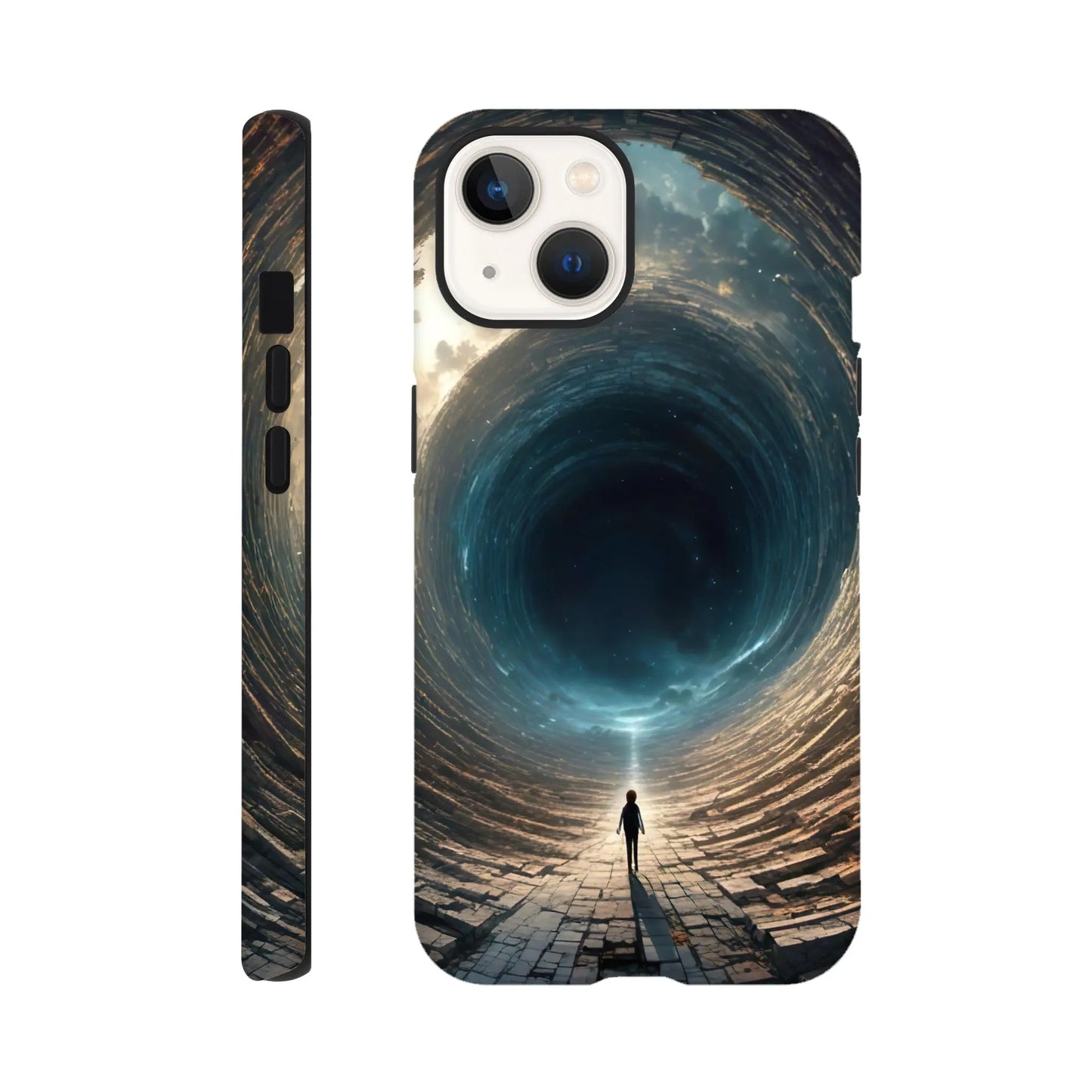 Smartphone-Hülle "Hart" - Weitblick - Digitaler Stil, KI-Kunst RolConArt, Sci-Fi, iPhone-13