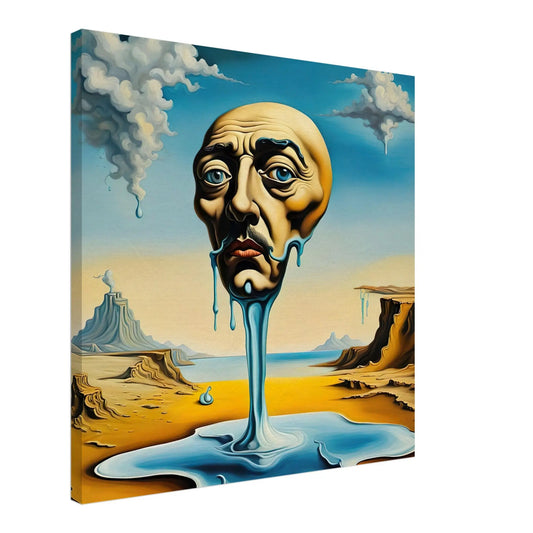 Leinwandbild - Abstraktes Porträt - Malerischer Stil, KI-Kunst - RolConArt, Malerischer Stil - Porträts,