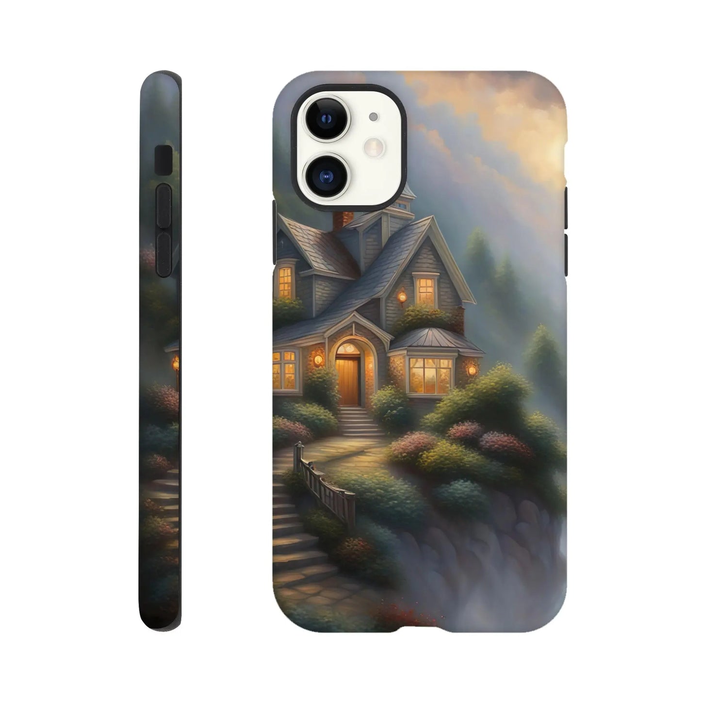 Smartphone-Hülle "Hart" - Traumlandschaft - Digitaler Stil, KI-Kunst RolConArt, Surreale Landschaften, iPhone-11