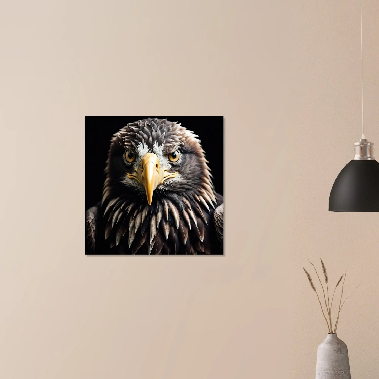 Moderner Forex-Druck - Adler - Foto Stil, KI-Kunst RolConArt