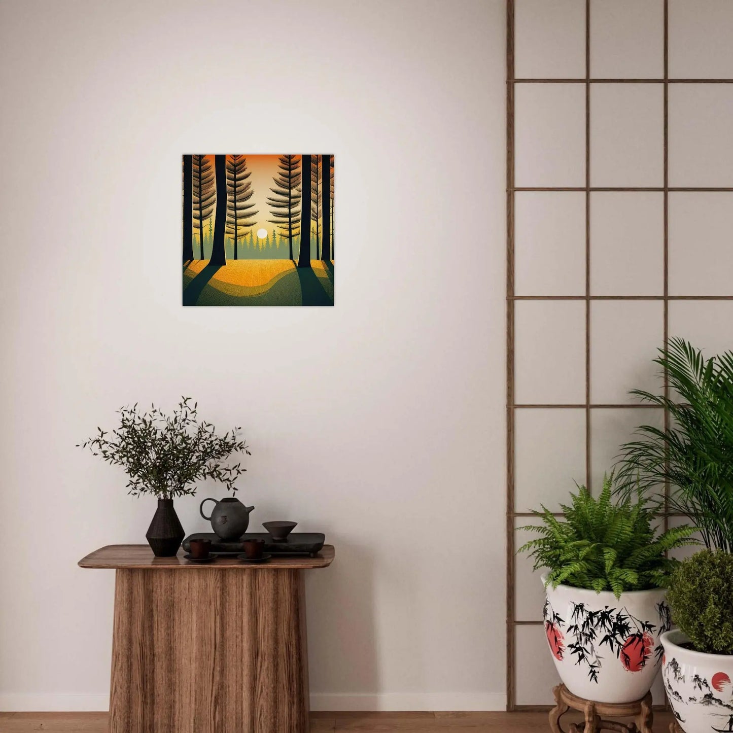 Moderner Forex-Druck - Landschaft - Digitaler Stil, KI-Kunst - RolConArt, Landschaften,