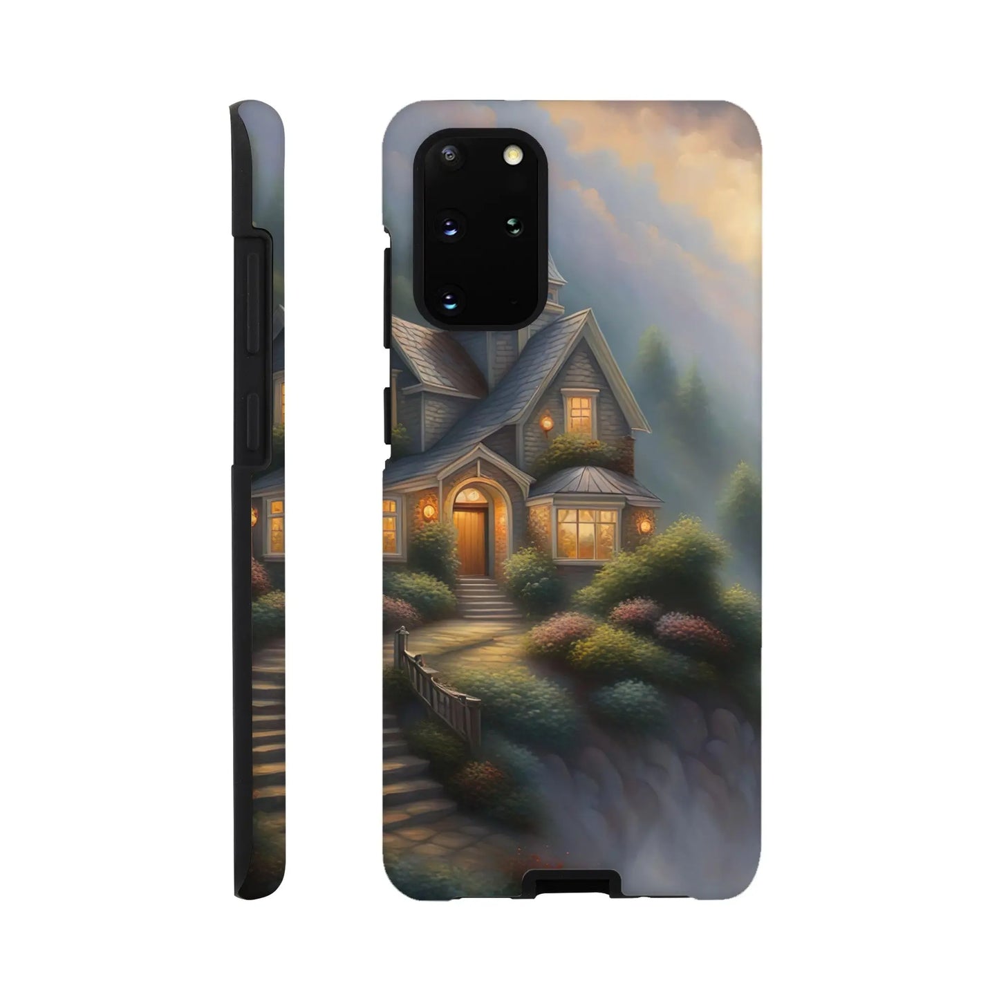 Smartphone-Hülle "Hart" - Traumlandschaft - Digitaler Stil, KI-Kunst RolConArt, Surreale Landschaften, Galaxy-S20-Plus