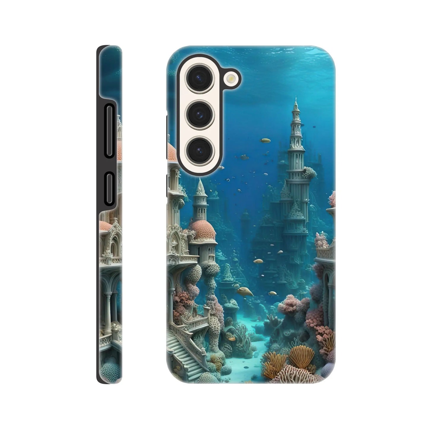 Smartphone-Hülle "Hart" - Unterwasserwelt - Digitaler Stil, KI-Kunst RolConArt, Unterwasserlandschaften, Galaxy-S23