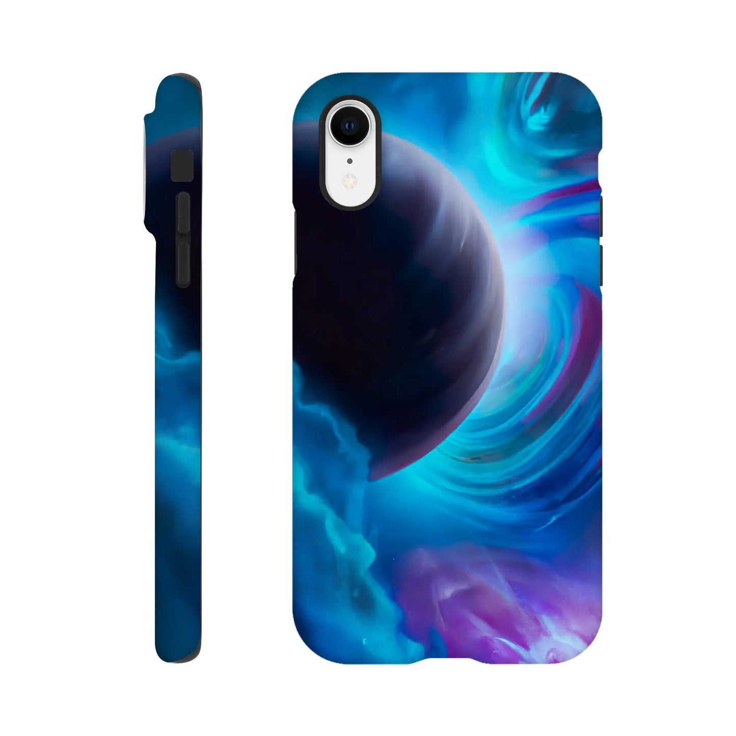 Smartphone-Hülle "Hart" - Weltraum - Malerischer Stil, KI-Kunst RolConArt, Sci-Fi, iPhone-XR