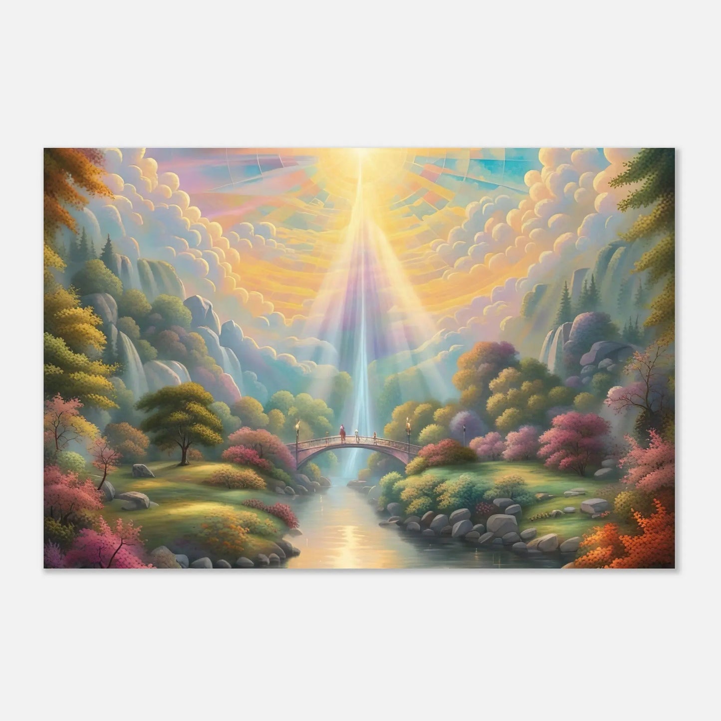 Aluminiumdruck - Surreale Landschaft - Digitaler Stil, KI-Kunst RolConArt