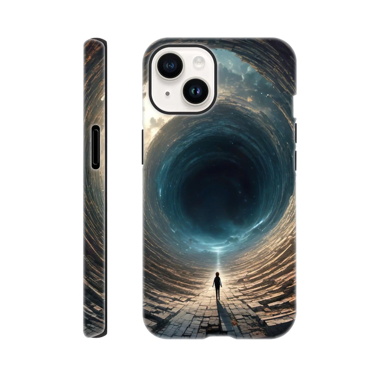 Smartphone-Hülle "Hart" - Weitblick - Digitaler Stil, KI-Kunst RolConArt, Sci-Fi, iPhone-14
