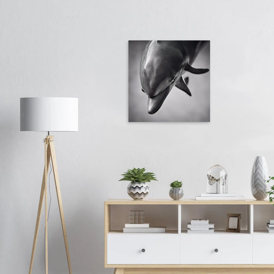 Moderner Forex-Druck - Delfin - Foto Stil, KI-Kunst RolConArt