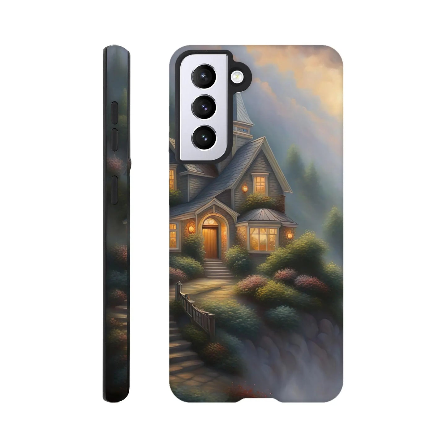 Smartphone-Hülle "Hart" - Traumlandschaft - Digitaler Stil, KI-Kunst RolConArt, Surreale Landschaften, Galaxy-S21