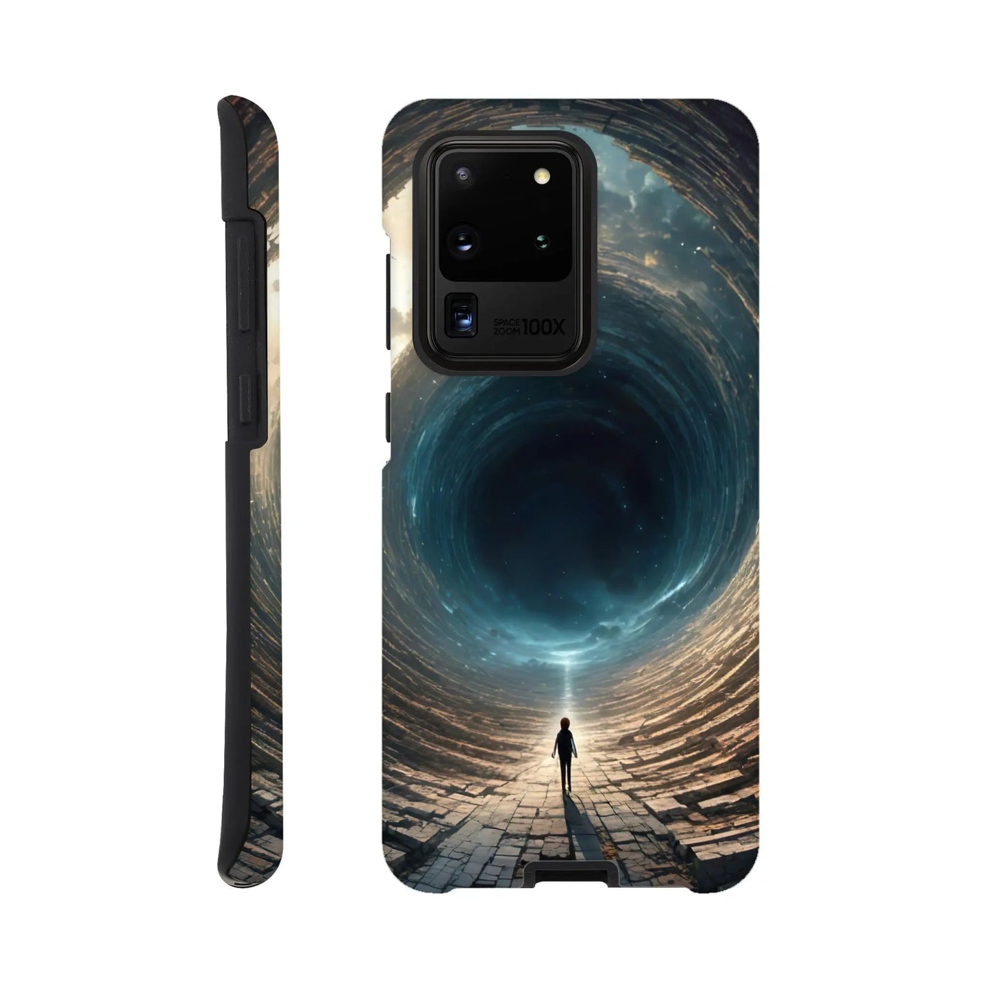Smartphone-Hülle "Hart" - Weitblick - Digitaler Stil, KI-Kunst RolConArt, Sci-Fi, Galaxy-S20-Ultra