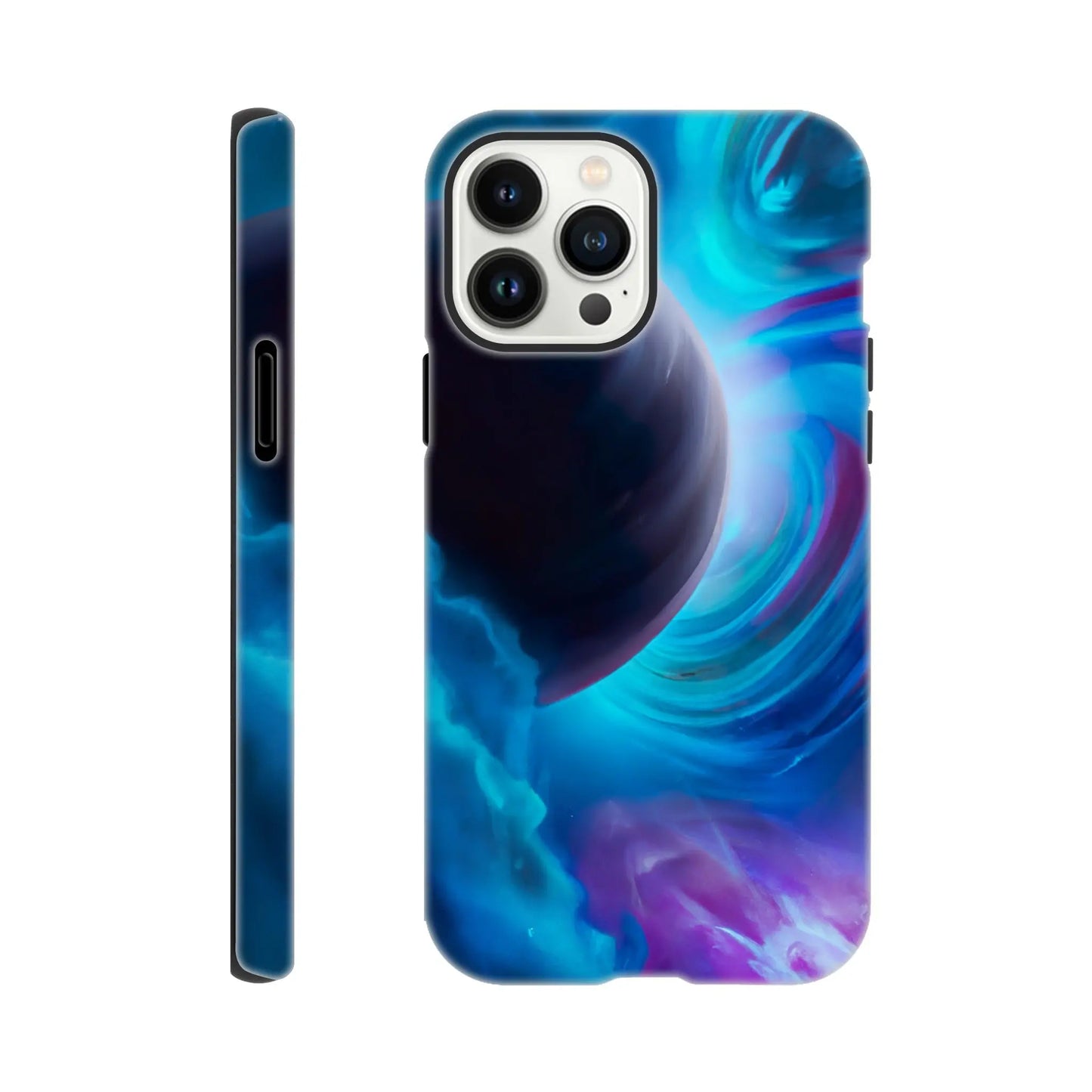 Smartphone-Hülle "Hart" - Weltraum - Malerischer Stil, KI-Kunst RolConArt, Sci-Fi, iPhone-13-Pro-Max