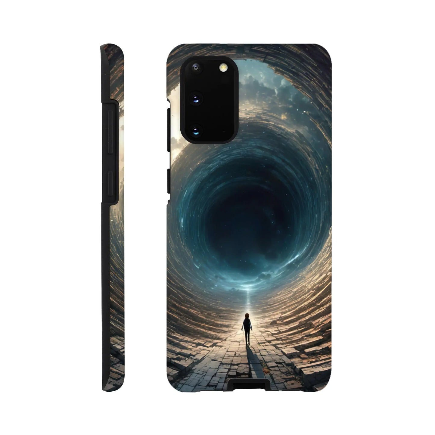Smartphone-Hülle "Hart" - Weitblick - Digitaler Stil, KI-Kunst RolConArt, Sci-Fi, Galaxy-S20
