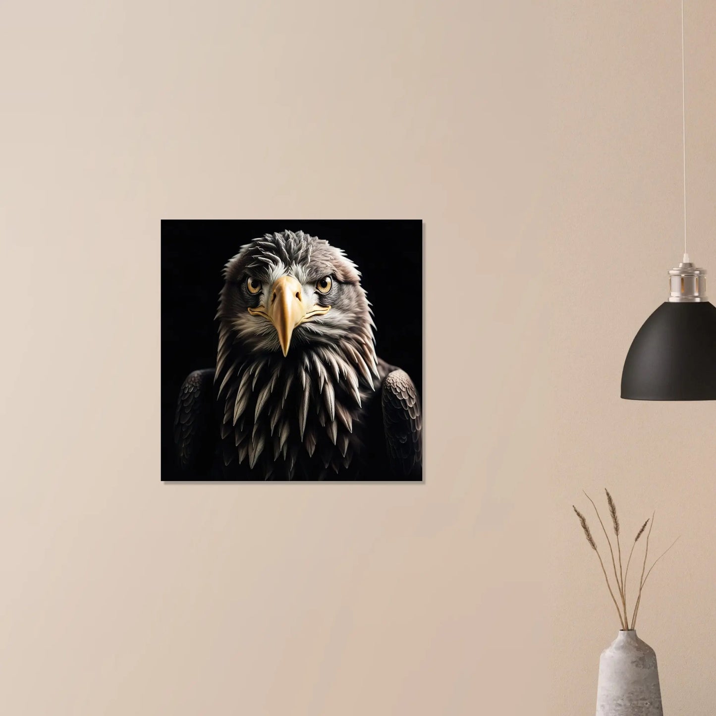 Moderner Forex-Druck - Adler - Foto Stil, KI-Kunst RolConArt