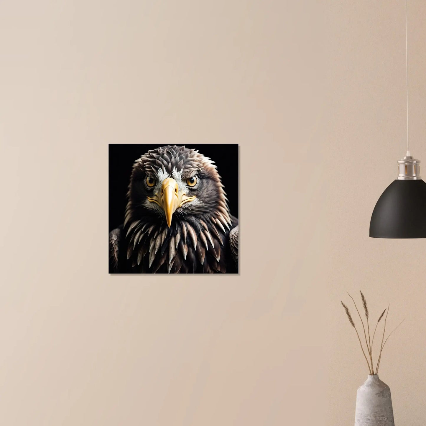 Moderner Forex-Druck - Adler - Foto Stil, KI-Kunst RolConArt