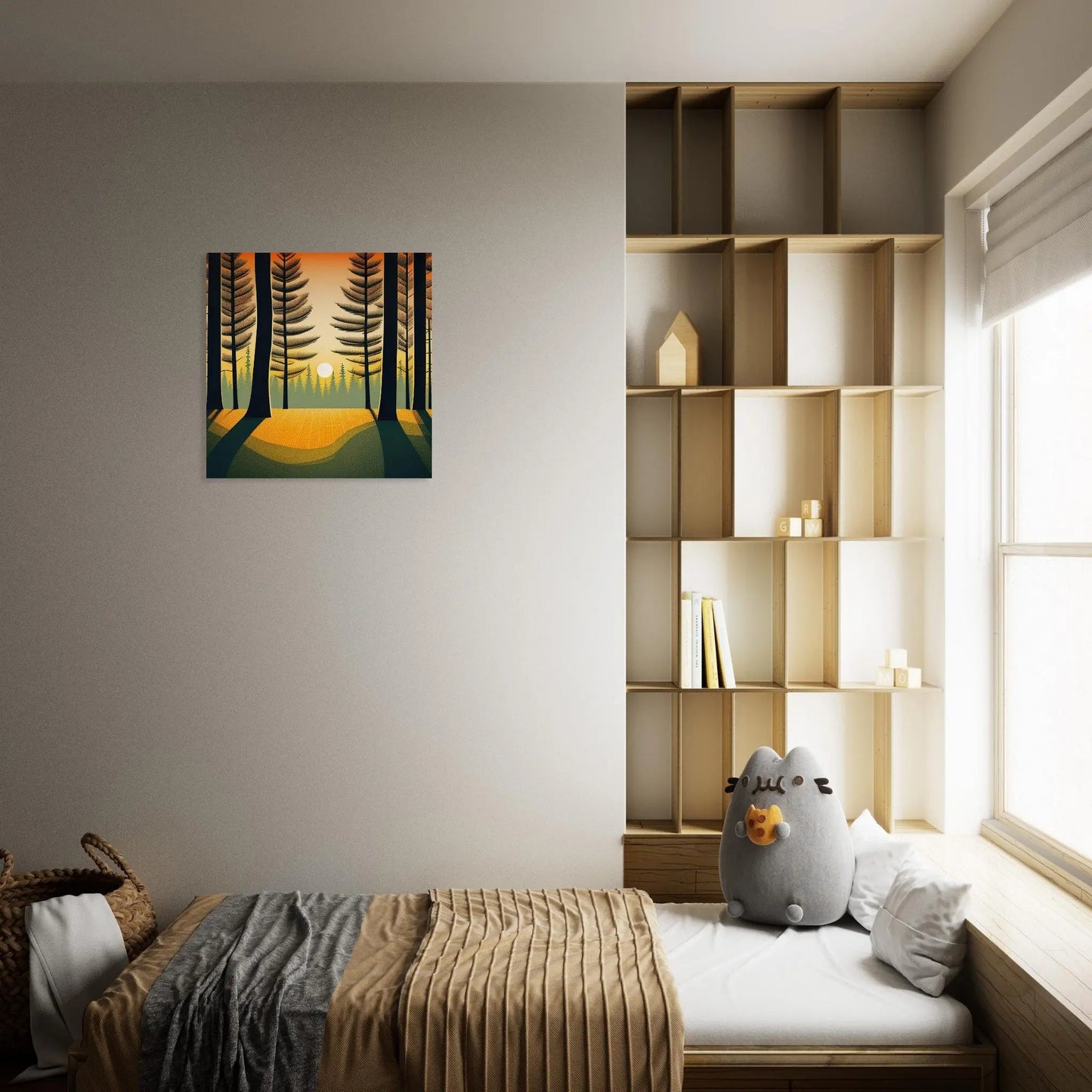 Moderner Forex-Druck - Landschaft - Digitaler Stil, KI-Kunst - RolConArt, Landschaften,