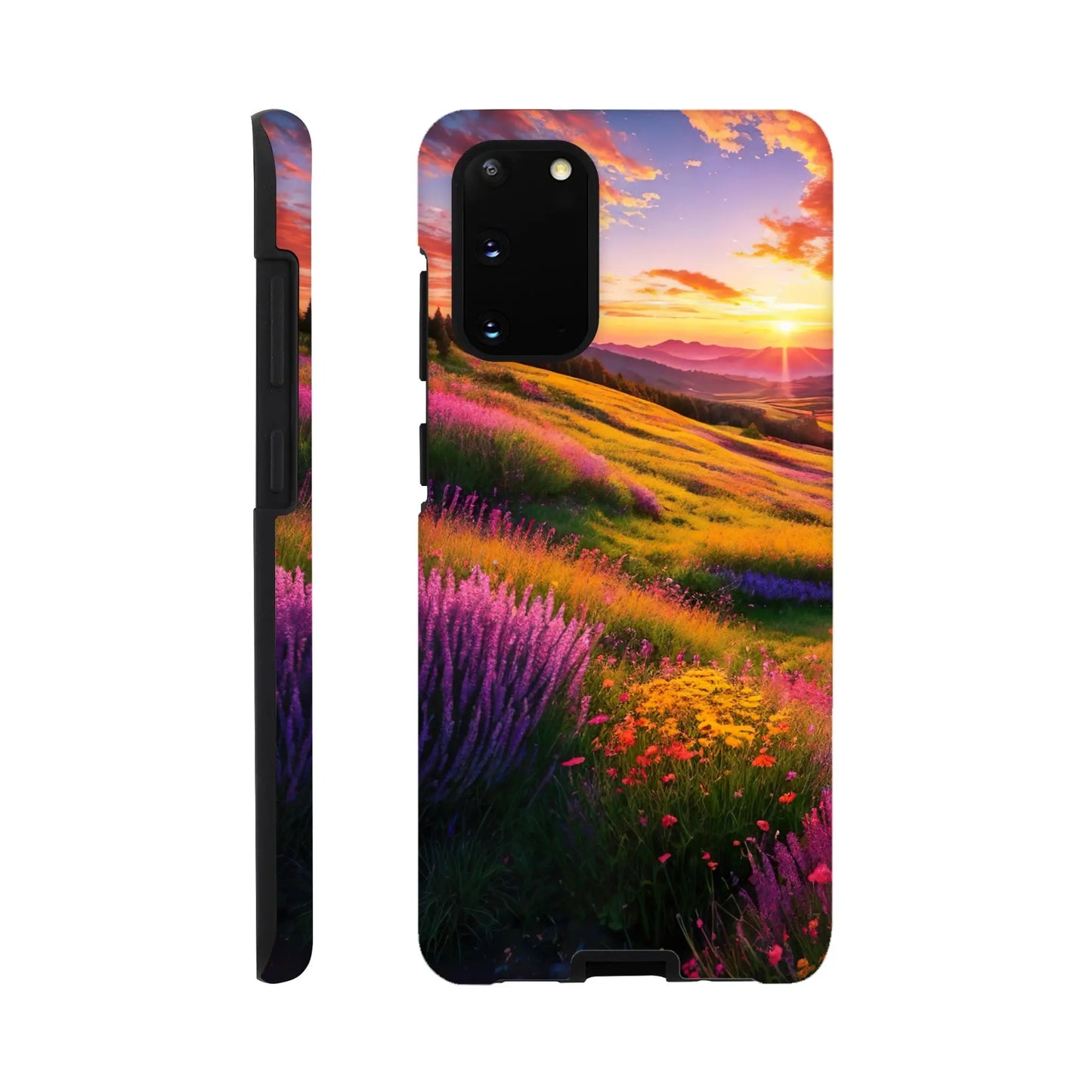 Smartphone-Hülle "Hart" - Berglandschaft - Foto Stil, KI-Kunst RolConArt, Landschaften, Galaxy-S20