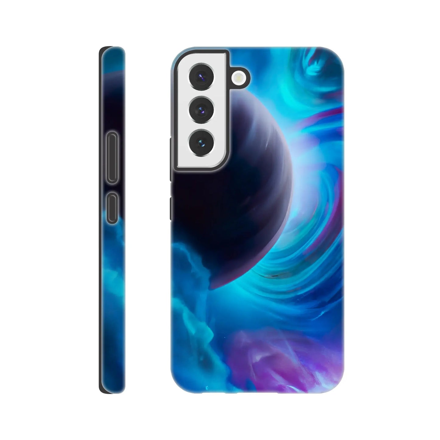 Smartphone-Hülle "Hart" - Weltraum - Malerischer Stil, KI-Kunst RolConArt, Sci-Fi, Galaxy-S22