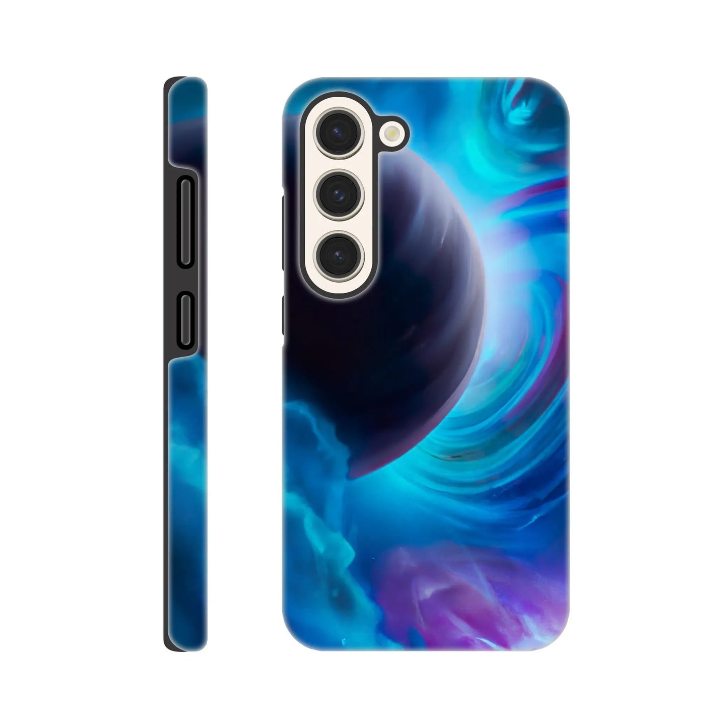 Smartphone-Hülle "Hart" - Weltraum - Malerischer Stil, KI-Kunst RolConArt, Sci-Fi, Galaxy-S23