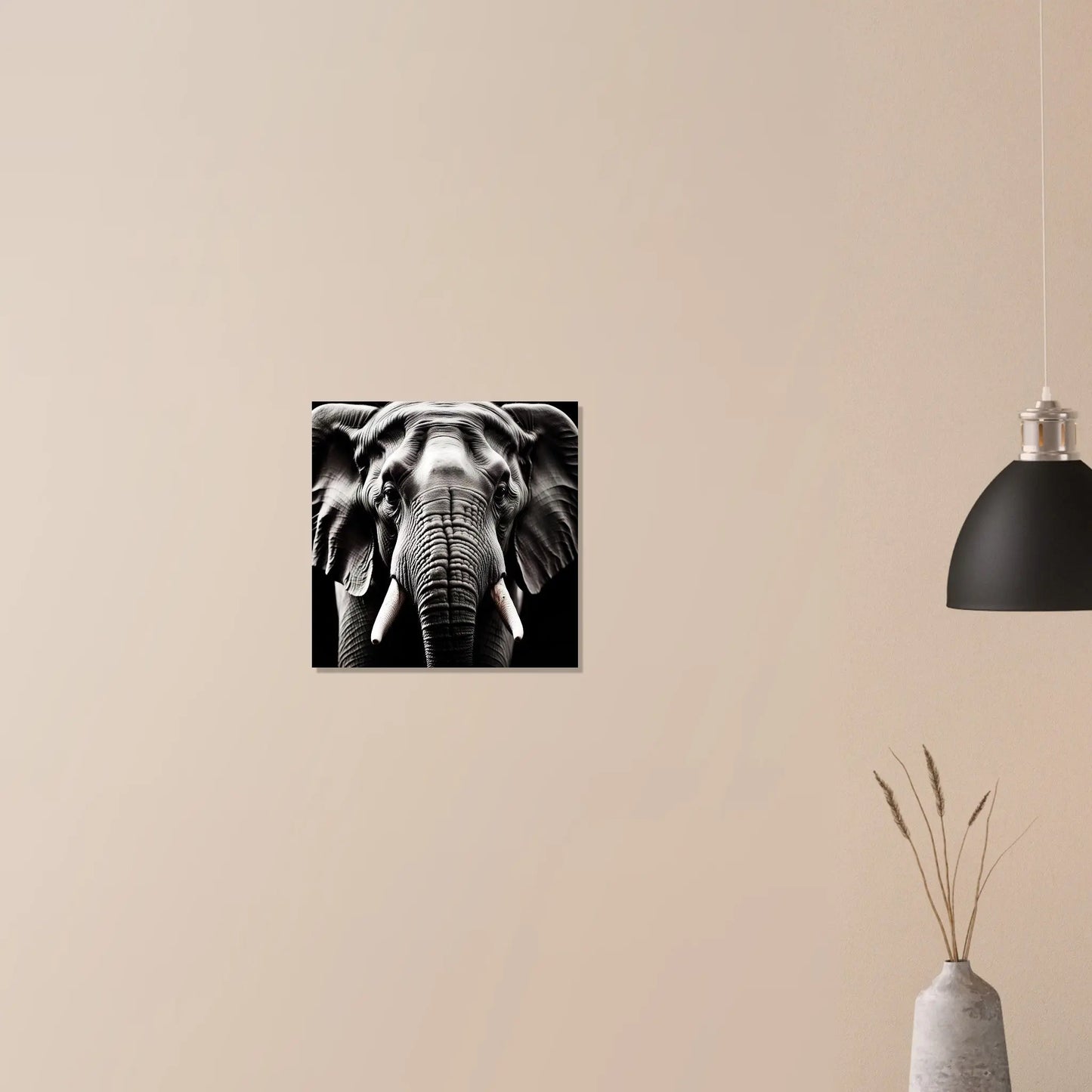 Moderner Forex-Druck - Elefant - Foto Stil, KI-Kunst RolConArt