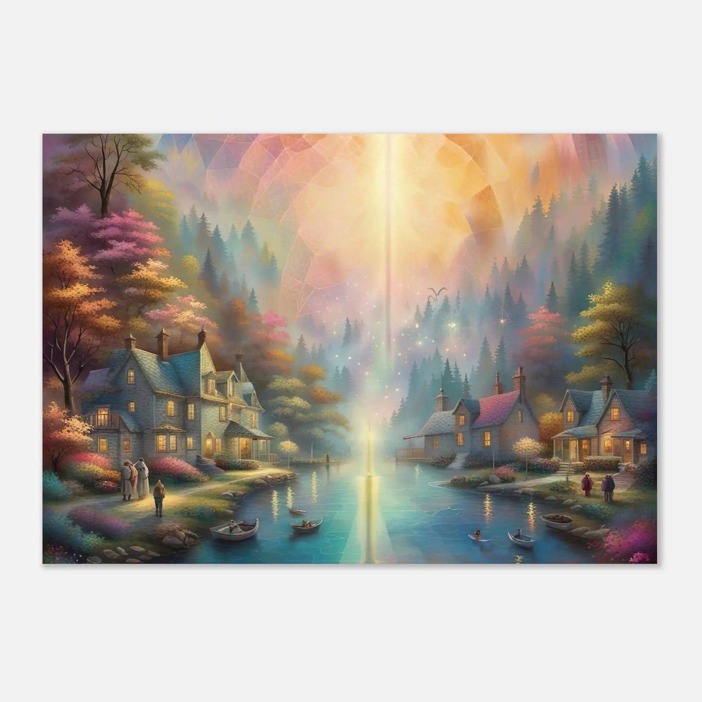 Aluminiumdruck - Surreale Landschaft - Digitaler Stil, KI-Kunst RolConArt