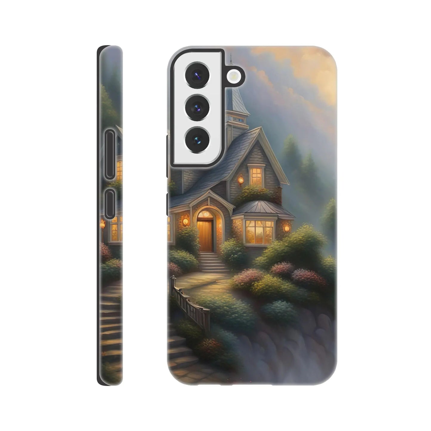 Smartphone-Hülle "Hart" - Traumlandschaft - Digitaler Stil, KI-Kunst RolConArt, Surreale Landschaften, Galaxy-S22