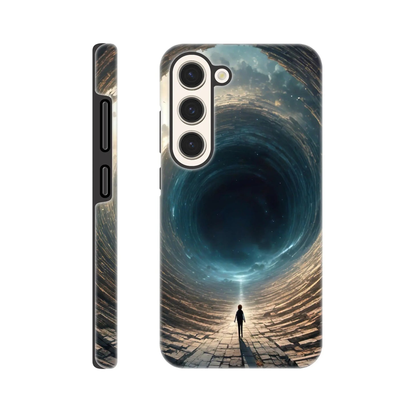 Smartphone-Hülle "Hart" - Weitblick - Digitaler Stil, KI-Kunst RolConArt, Sci-Fi, Galaxy-S23
