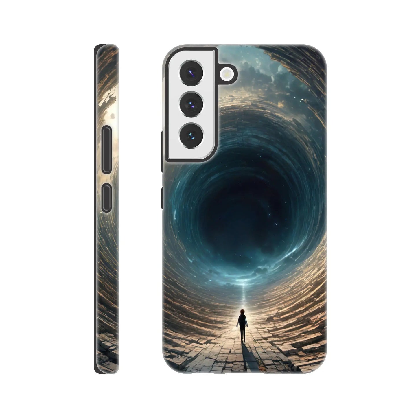 Smartphone-Hülle "Hart" - Weitblick - Digitaler Stil, KI-Kunst RolConArt, Sci-Fi, Galaxy-S22