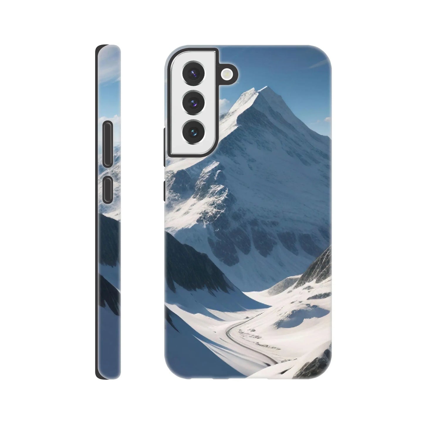 Smartphone-Hülle "Hart" - Berglandschaft - Foto Stil, KI-Kunst, Landschaften, Galaxy-S22-Plus - RolConArt