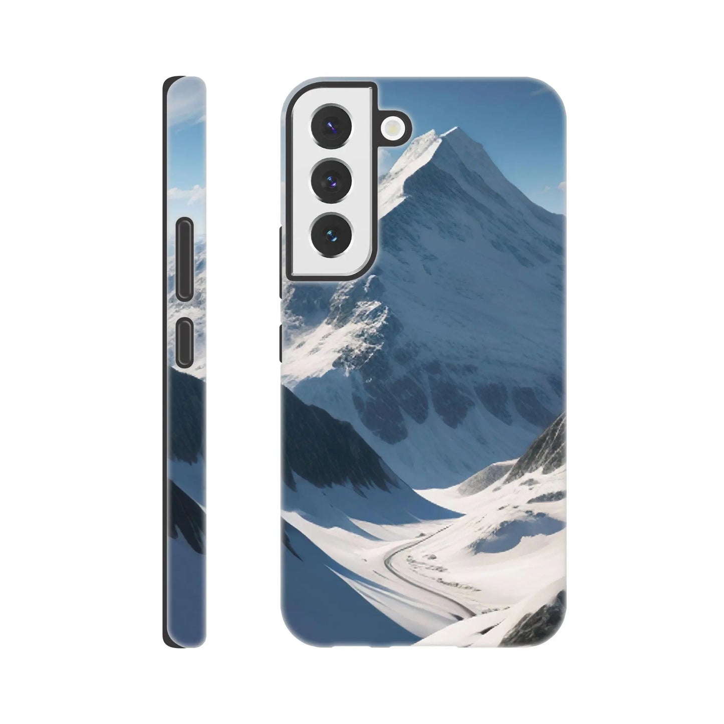 Smartphone-Hülle "Hart" - Berglandschaft - Foto Stil, KI-Kunst, Landschaften, Galaxy-S22 - RolConArt