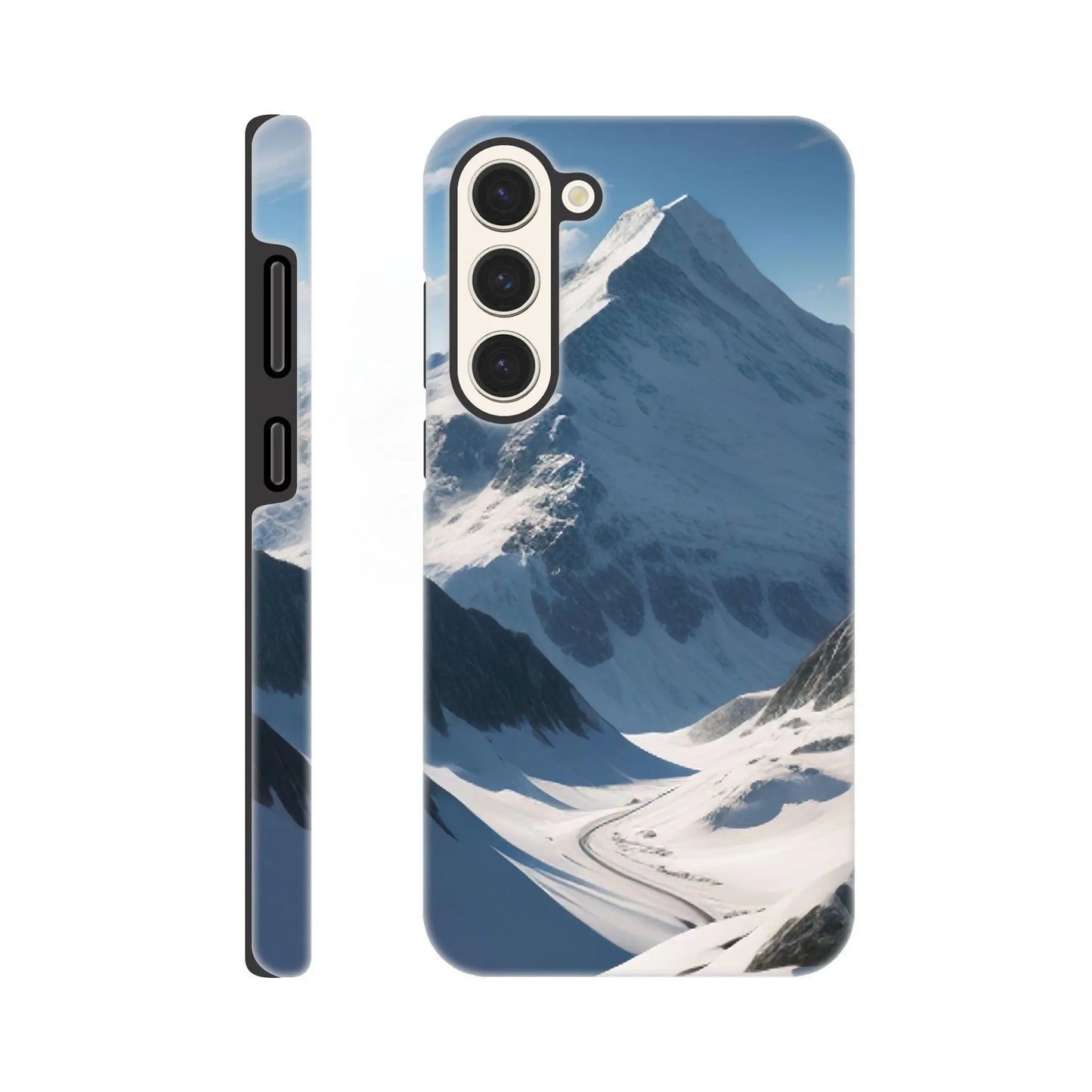 Smartphone-Hülle "Hart" - Berglandschaft - Foto Stil, KI-Kunst, Landschaften, Galaxy-S23-Plus - RolConArt