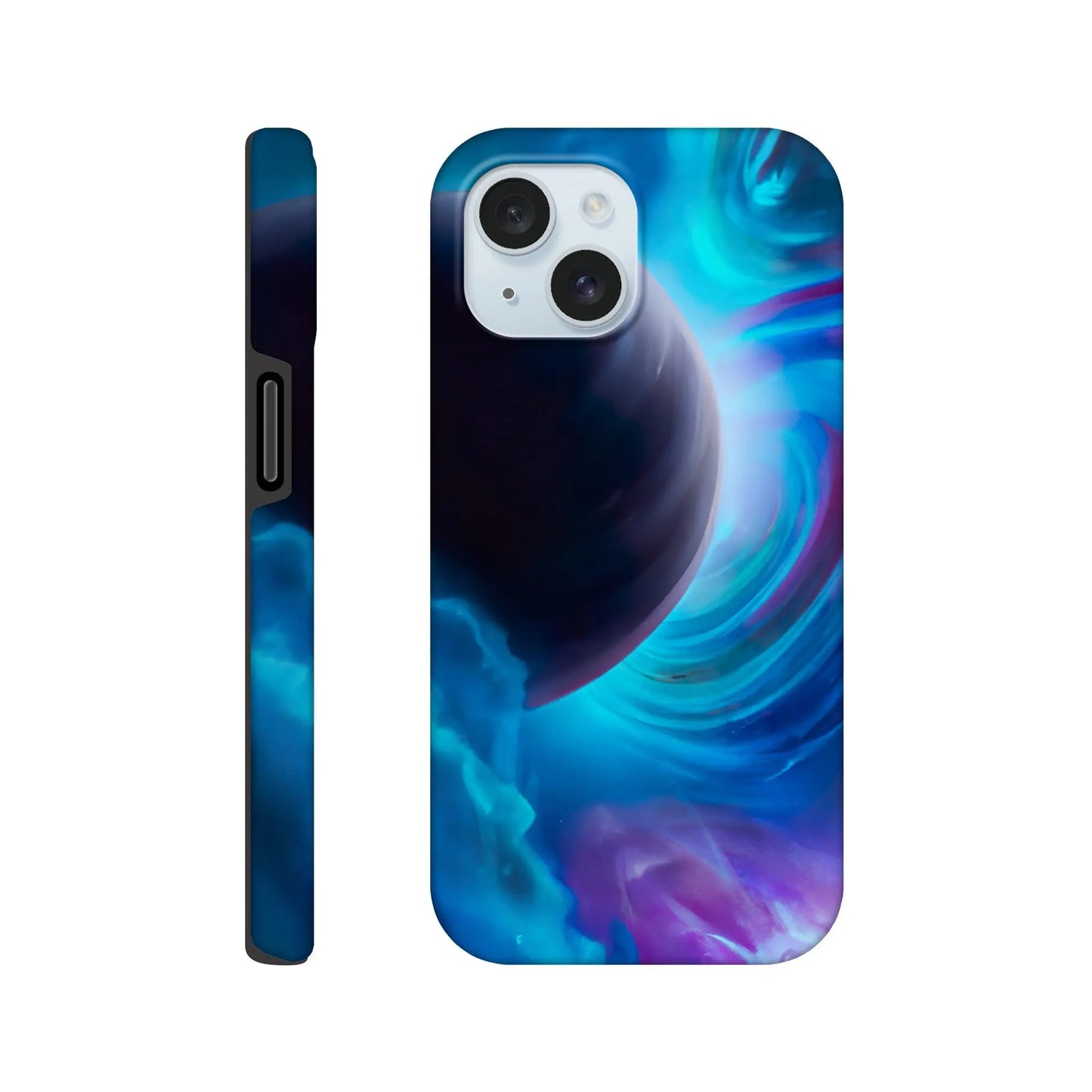 Smartphone-Hülle "Hart" - Weltraum - Malerischer Stil, KI-Kunst RolConArt, Sci-Fi, iPhone-15