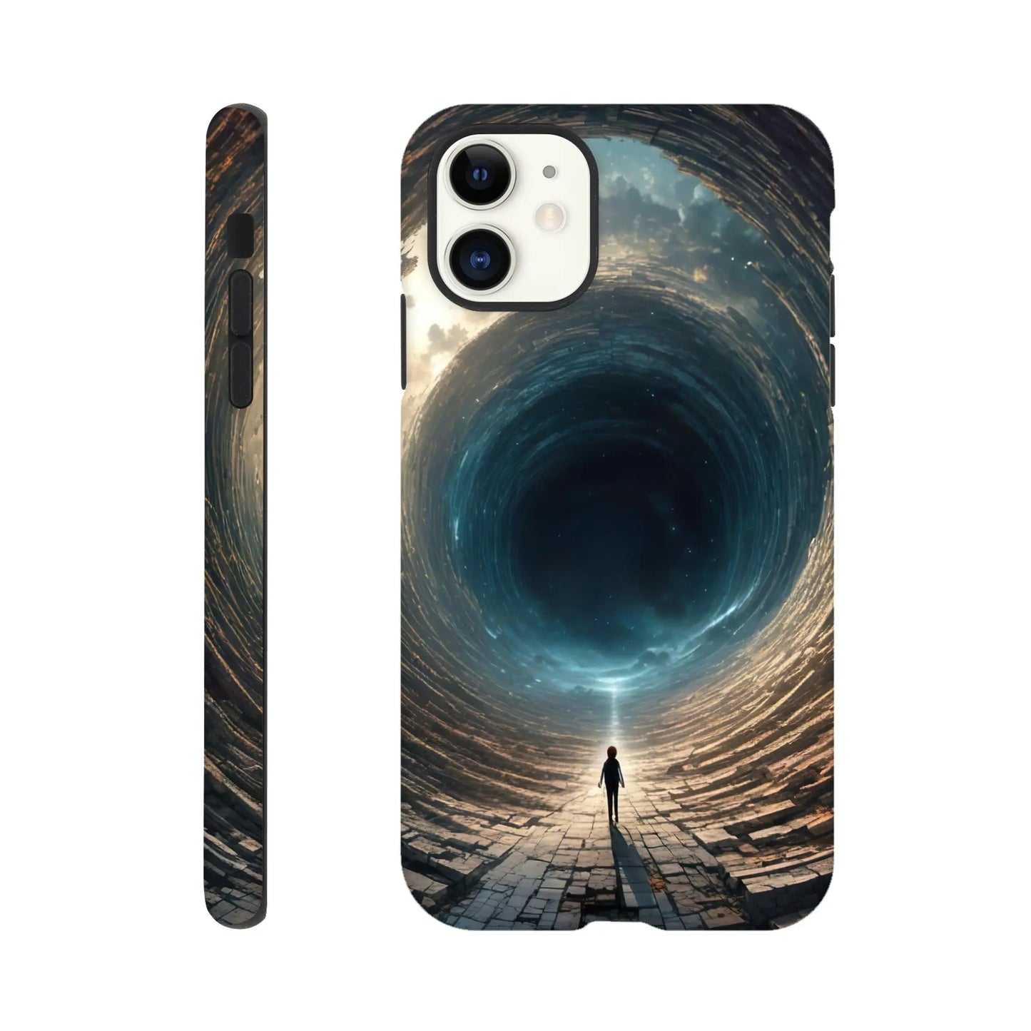 Smartphone-Hülle "Hart" - Weitblick - Digitaler Stil, KI-Kunst RolConArt, Sci-Fi, iPhone-11