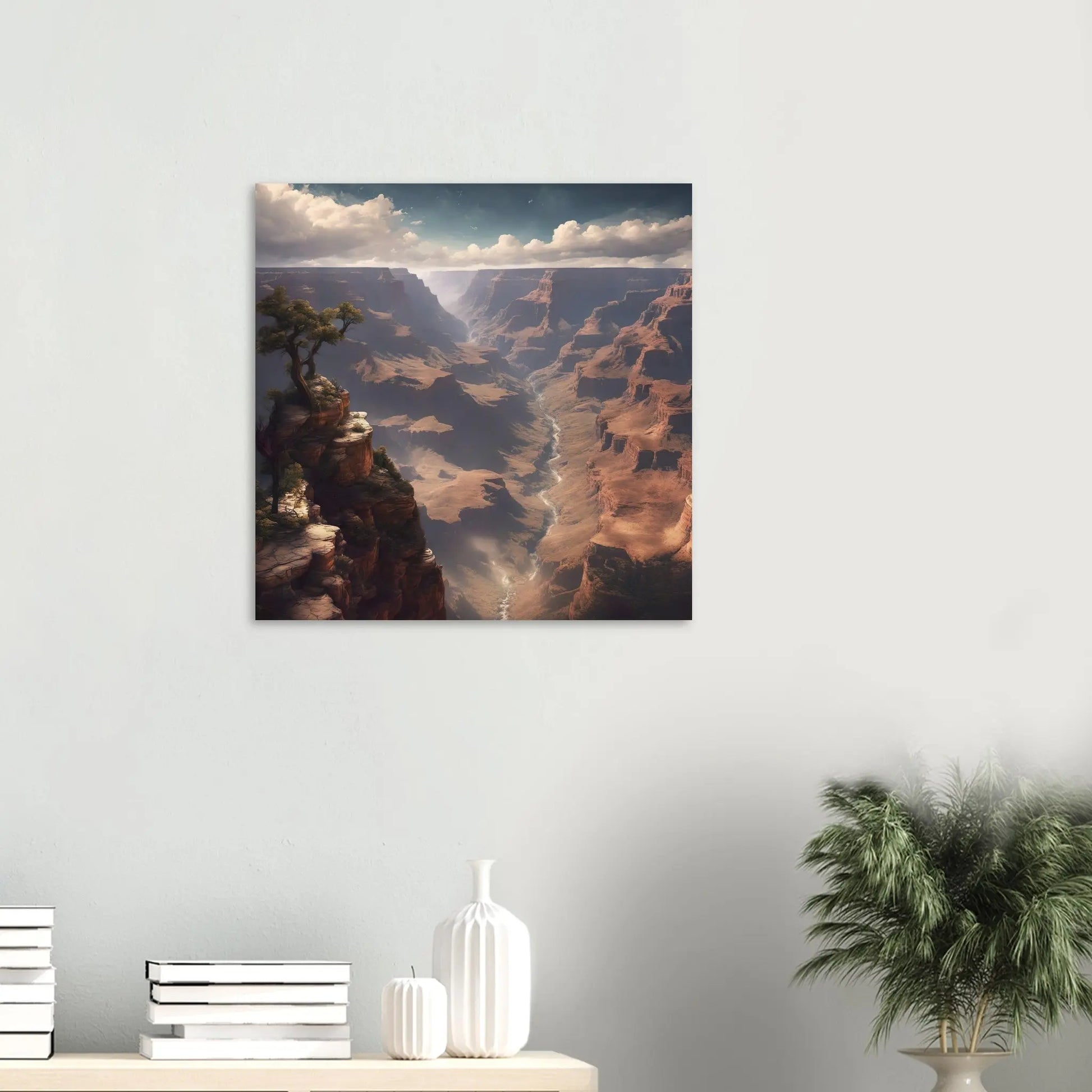 Aluminiumdruck - Grand Canyon - Digitaler Stil, KI-Kunst RolConArt