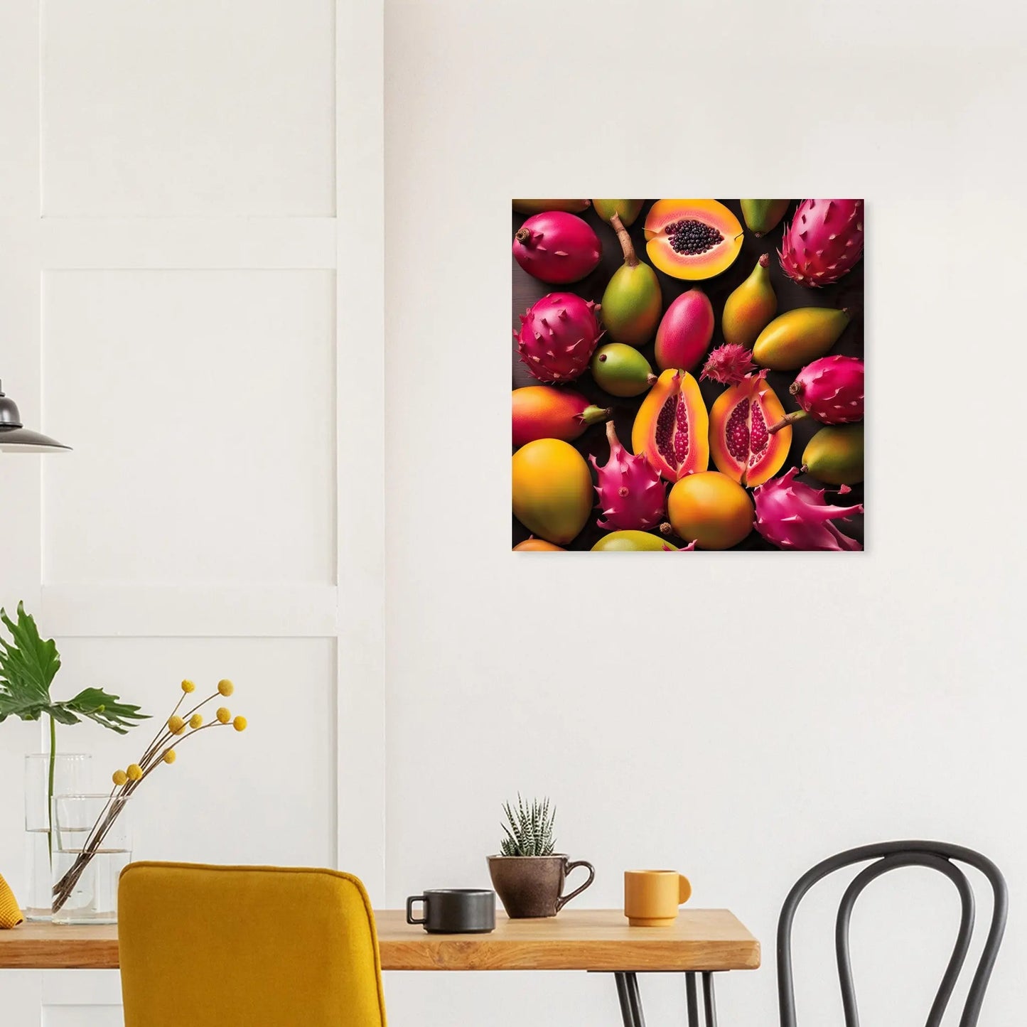 Moderner Forex-Druck - Fruchtige Vielfalt - Foto Stil, KI-Kunst RolConArt