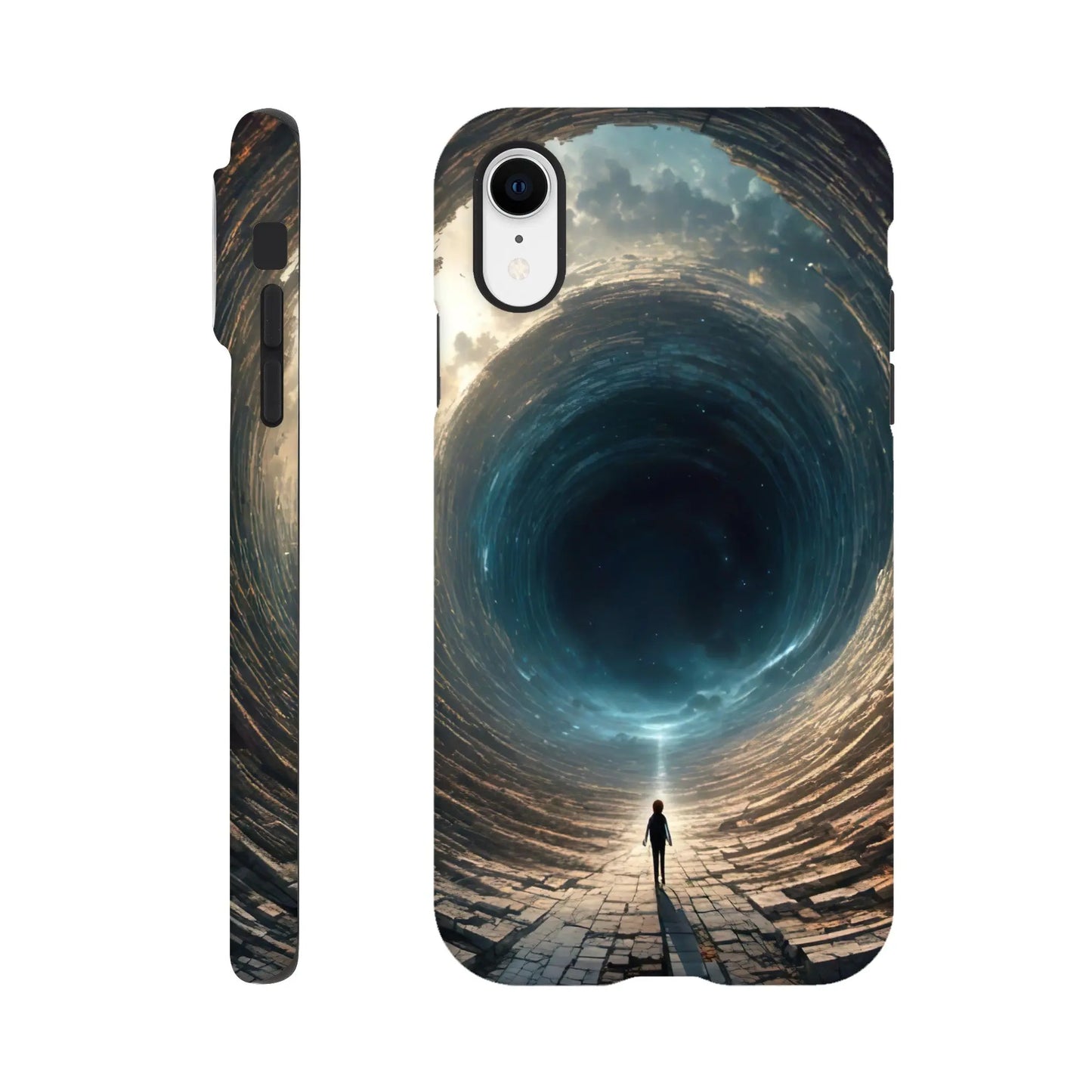 Smartphone-Hülle "Hart" - Weitblick - Digitaler Stil, KI-Kunst RolConArt, Sci-Fi, iPhone-XR