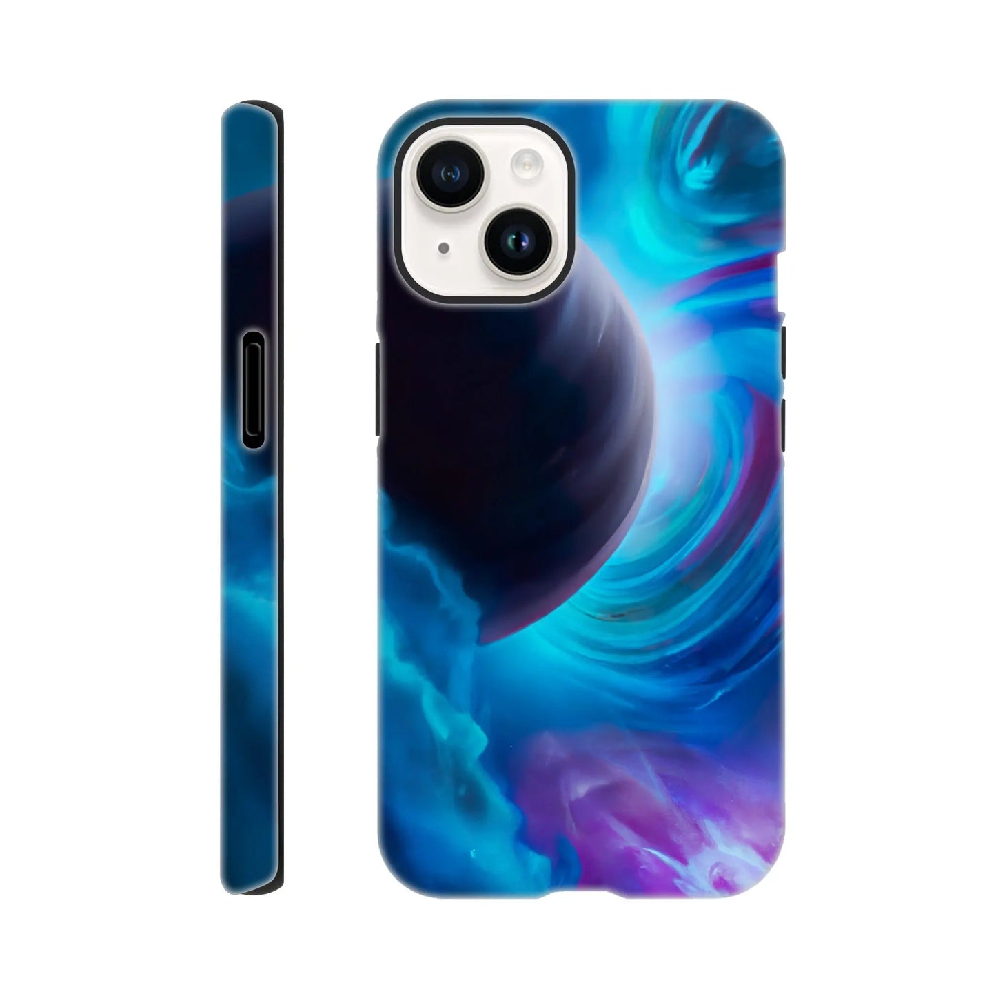 Smartphone-Hülle "Hart" - Weltraum - Malerischer Stil, KI-Kunst RolConArt, Sci-Fi, iPhone-14