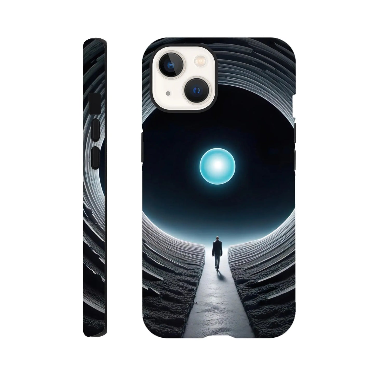 Smartphone-Hülle "Hart" - Weitblick - Digitaler Stil, KI-Kunst RolConArt, Sci-Fi, iPhone-13