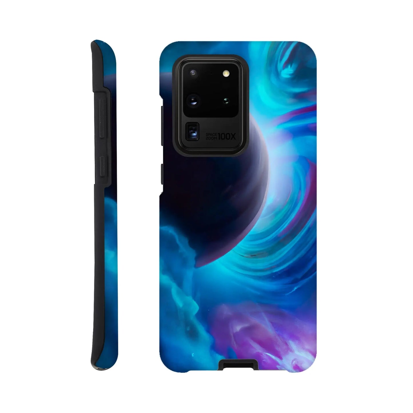 Smartphone-Hülle "Hart" - Weltraum - Malerischer Stil, KI-Kunst RolConArt, Sci-Fi, Galaxy-S20-Ultra