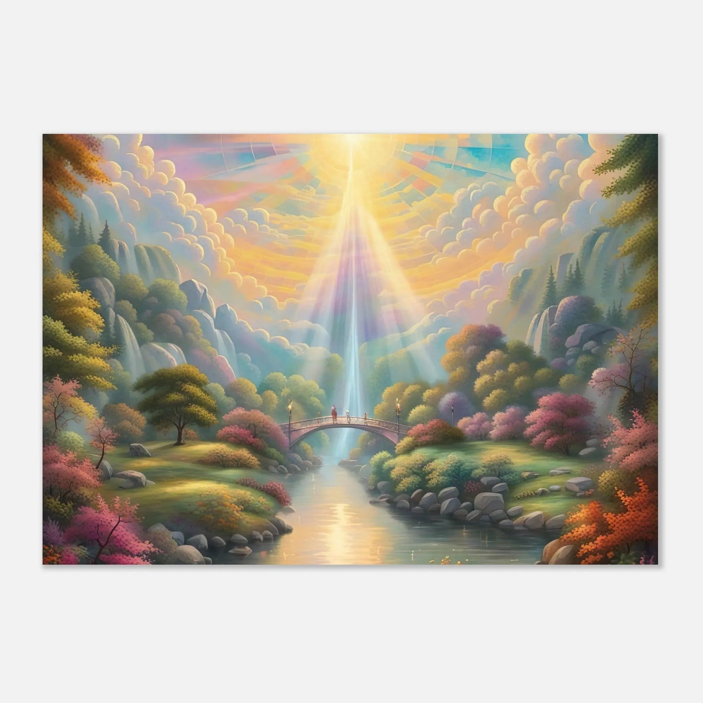 Aluminiumdruck - Surreale Landschaft - Digitaler Stil, KI-Kunst RolConArt