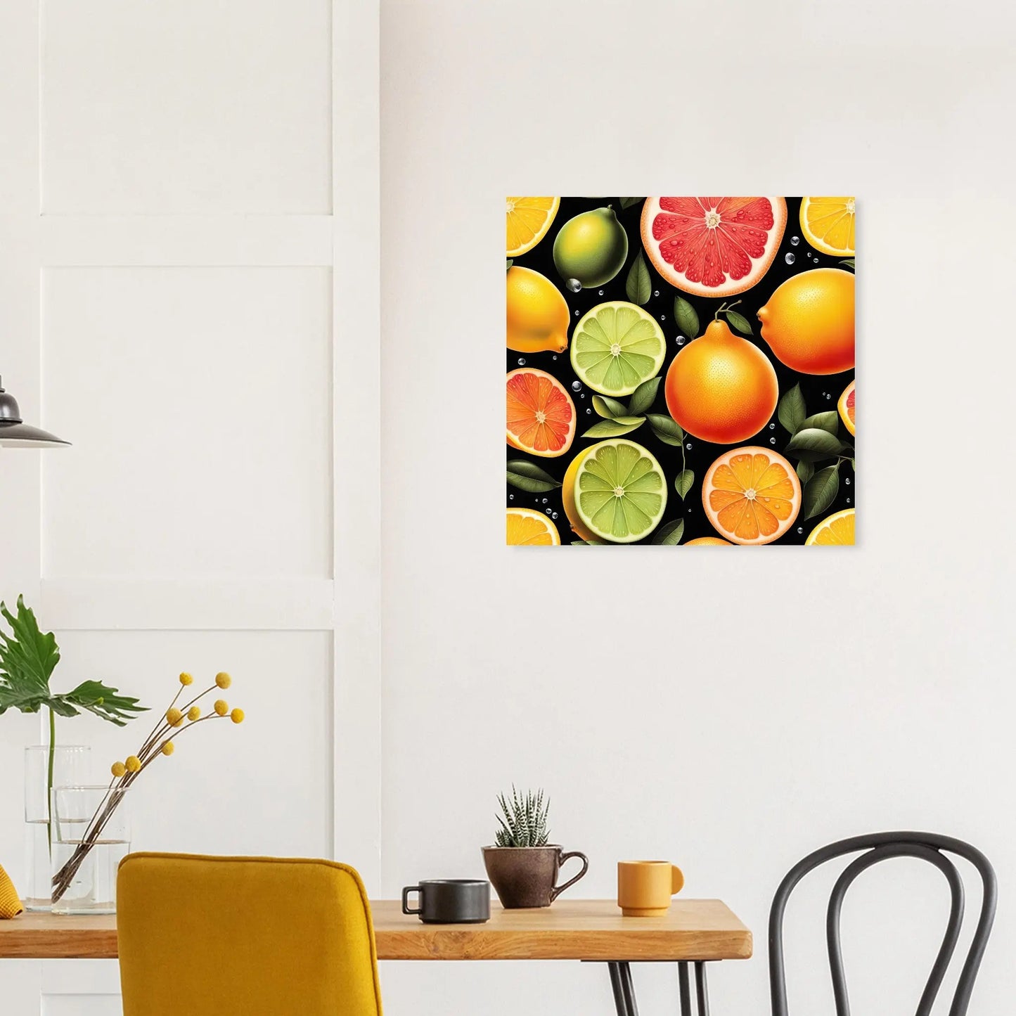 Moderner Forex-Druck - Fruchtige Vielfalt - Digitaler Stil, KI-Kunst RolConArt