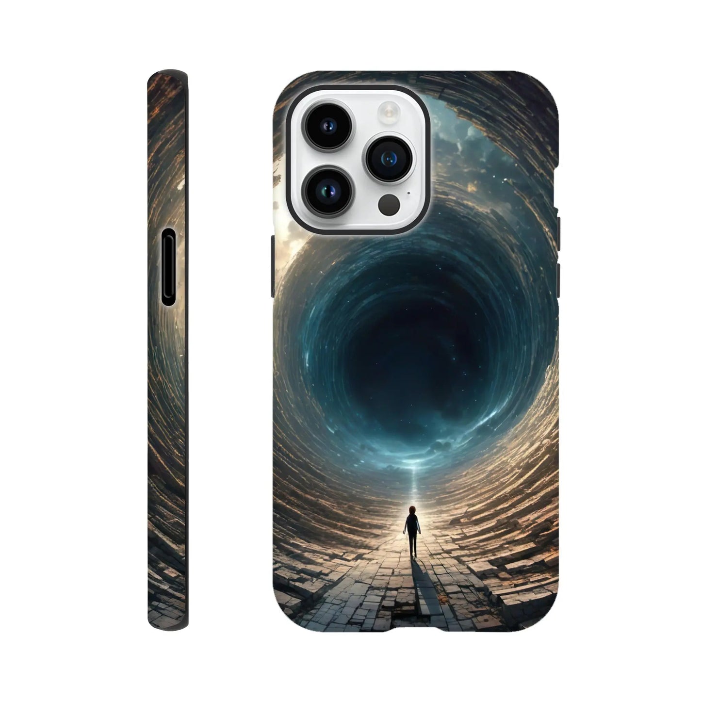 Smartphone-Hülle "Hart" - Weitblick - Digitaler Stil, KI-Kunst RolConArt, Sci-Fi, iPhone-14-Pro-Max