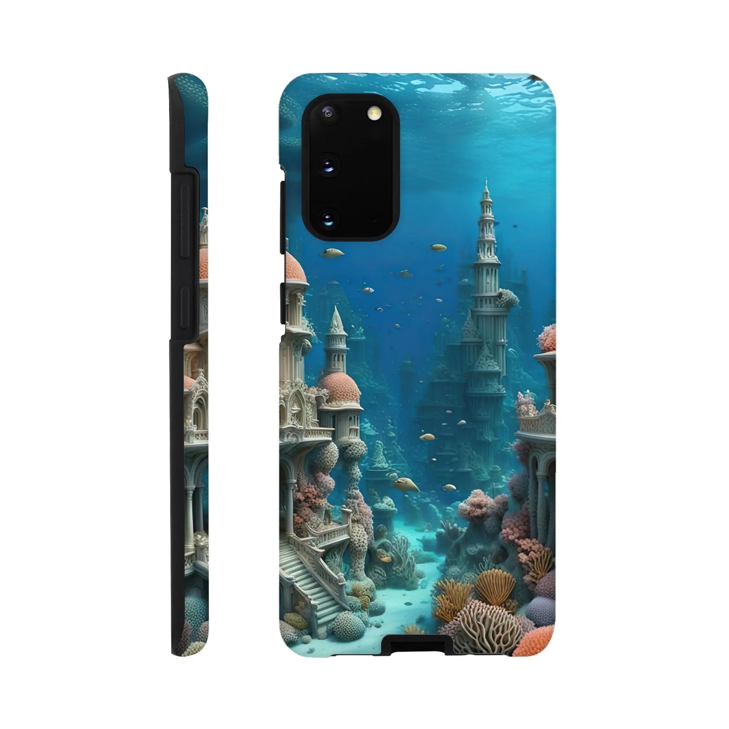 Smartphone-Hülle "Hart" - Unterwasserwelt - Digitaler Stil, KI-Kunst RolConArt, Unterwasserlandschaften, Galaxy-S20