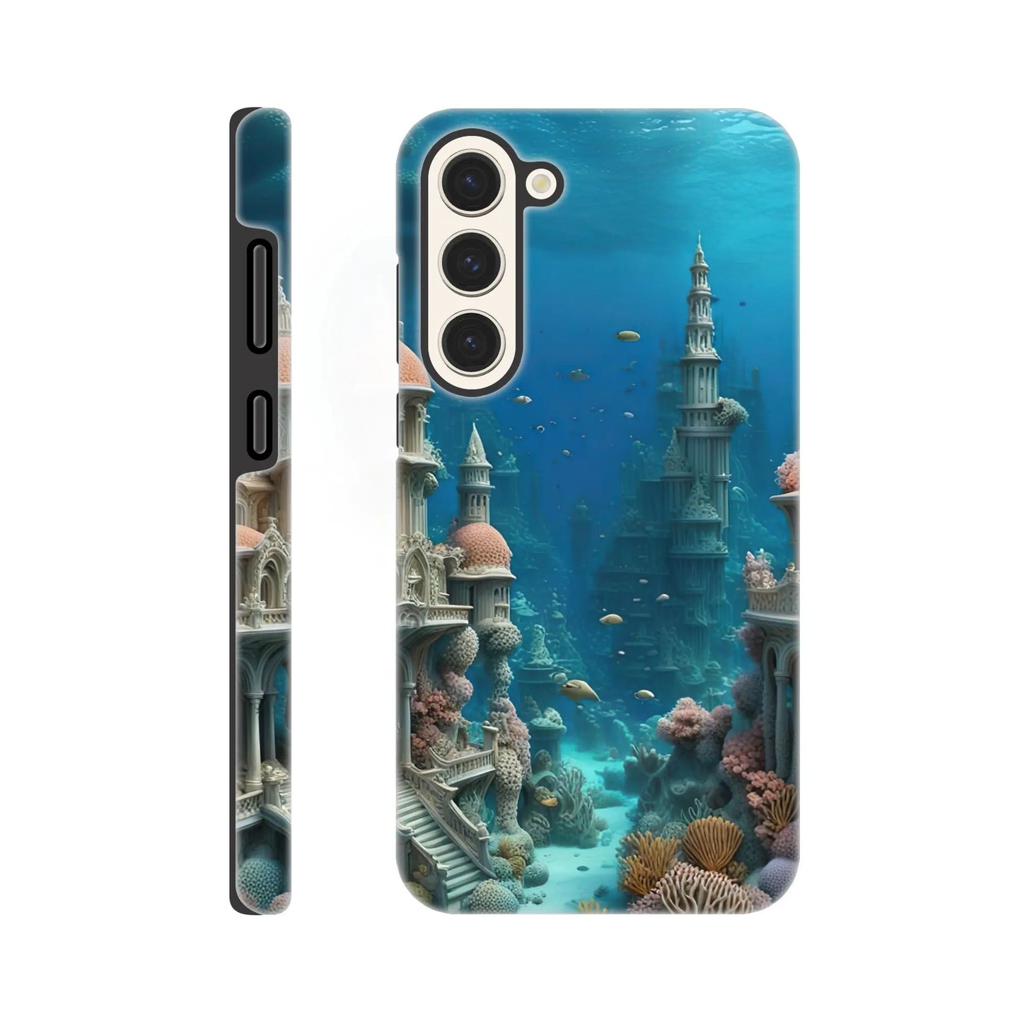 Smartphone-Hülle "Hart" - Unterwasserwelt - Digitaler Stil, KI-Kunst RolConArt, Unterwasserlandschaften, Galaxy-S23-Plus
