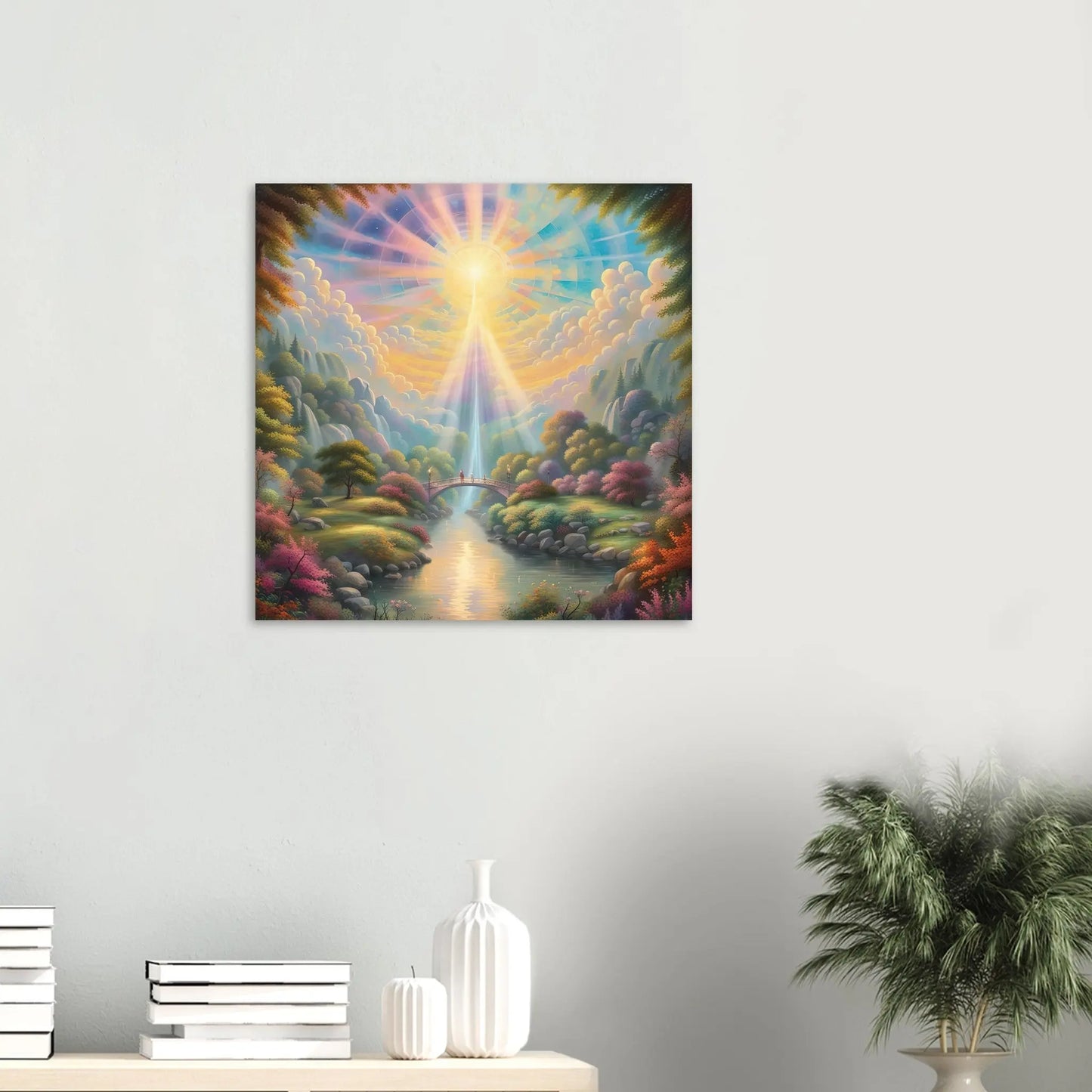 Aluminiumdruck - Surreale Landschaft - Digitaler Stil, KI-Kunst RolConArt