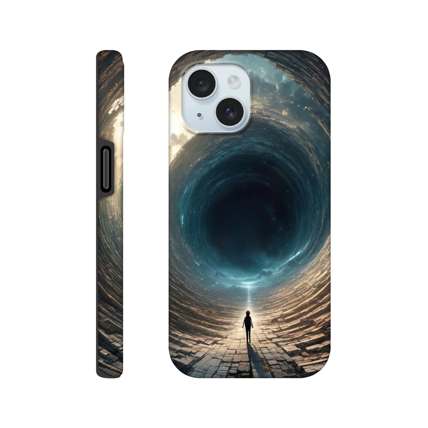 Smartphone-Hülle "Hart" - Weitblick - Digitaler Stil, KI-Kunst RolConArt, Sci-Fi, iPhone-15