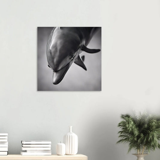 Aluminiumdruck - Delfin - Foto Stil, KI-Kunst RolConArt
