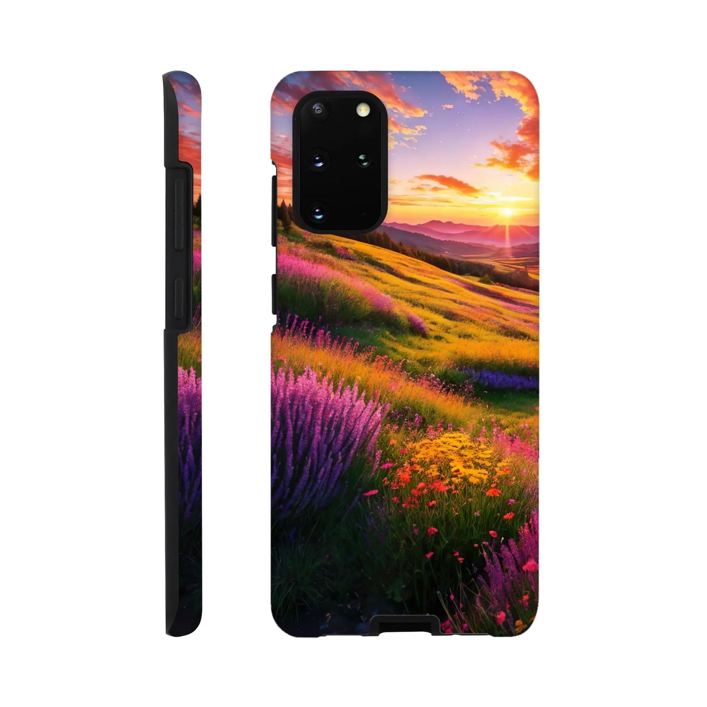 Smartphone-Hülle "Hart" - Berglandschaft - Foto Stil, KI-Kunst RolConArt, Landschaften, Galaxy-S20-Plus