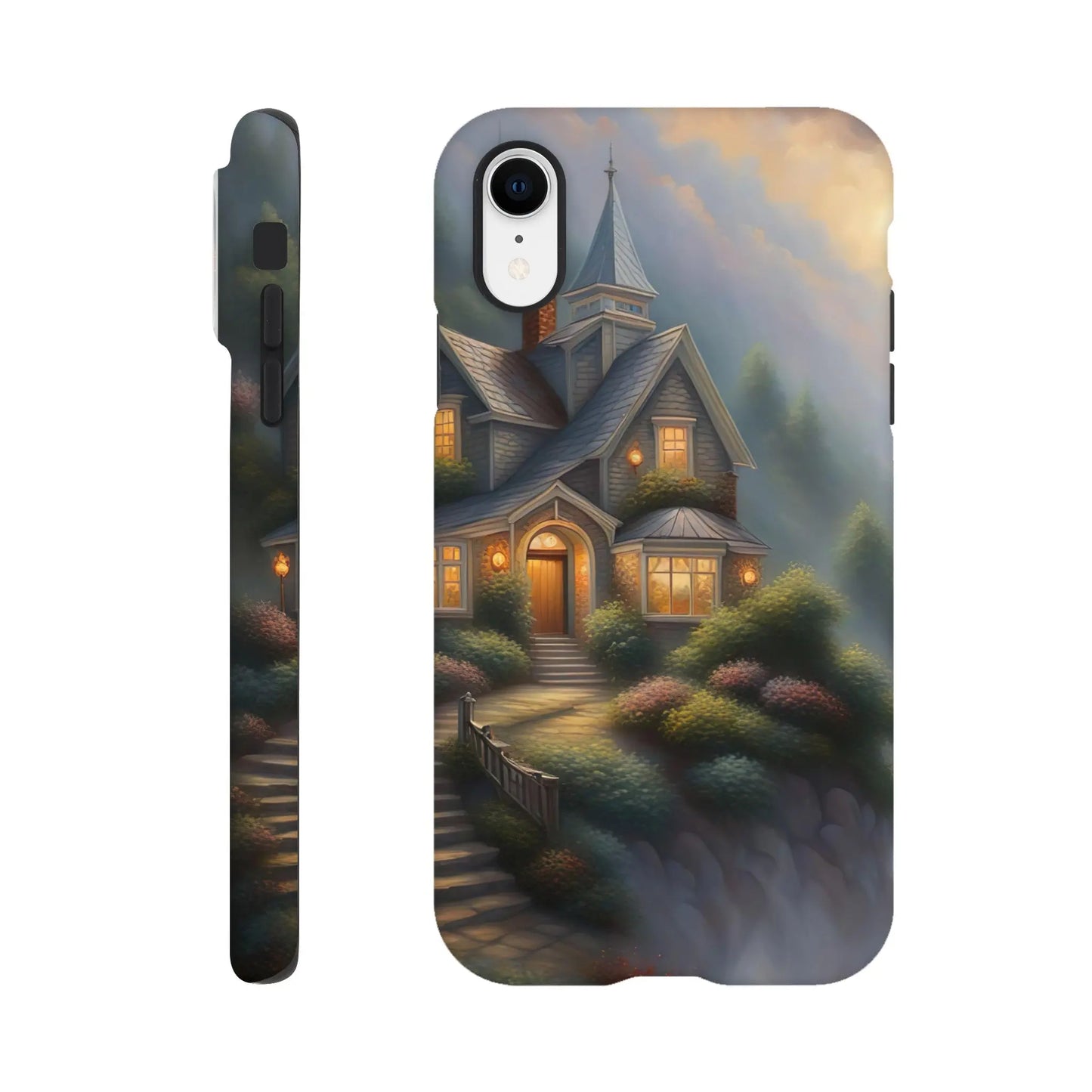 Smartphone-Hülle "Hart" - Traumlandschaft - Digitaler Stil, KI-Kunst RolConArt, Surreale Landschaften, iPhone-XR