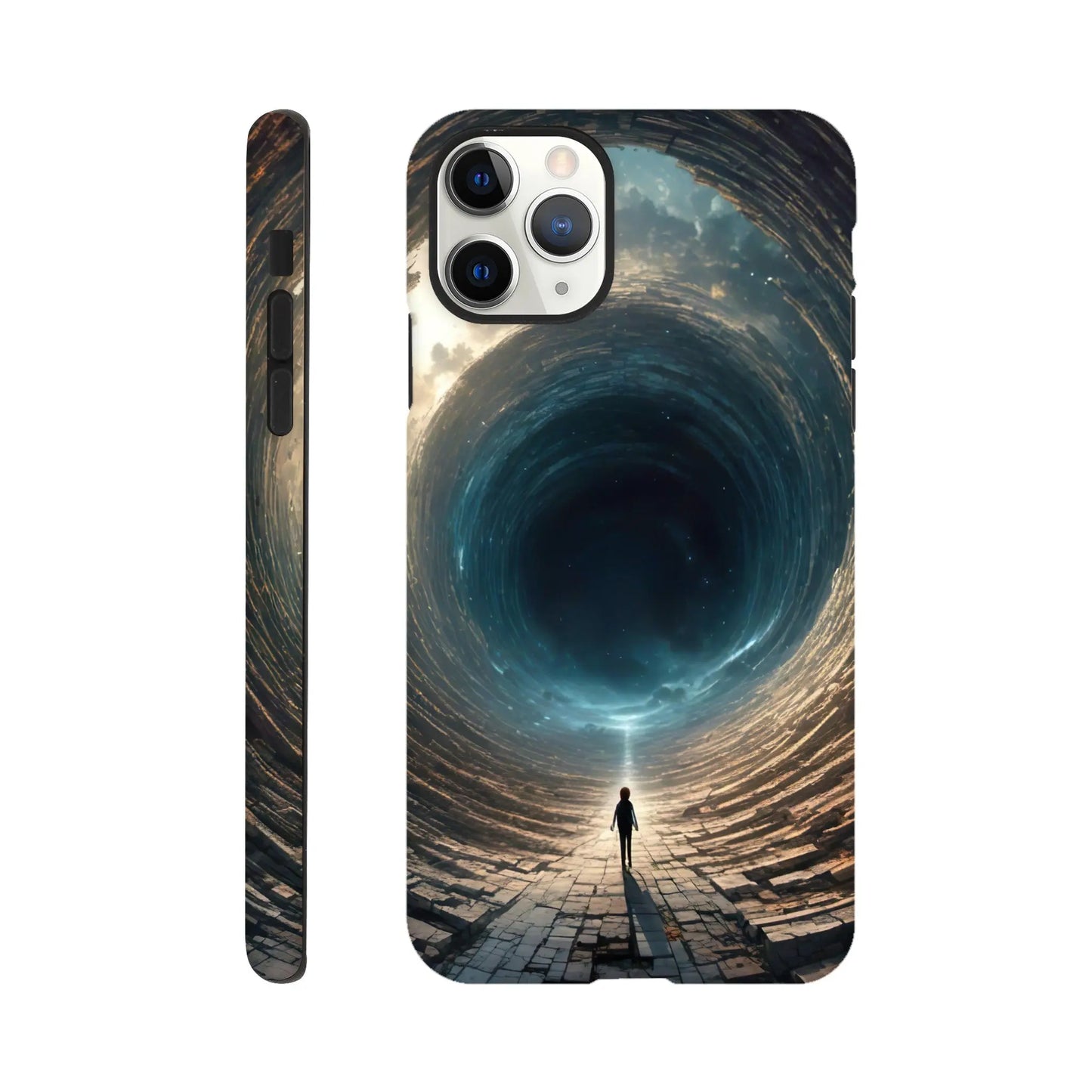 Smartphone-Hülle "Hart" - Weitblick - Digitaler Stil, KI-Kunst RolConArt, Sci-Fi, iPhone-11-Pro-Max