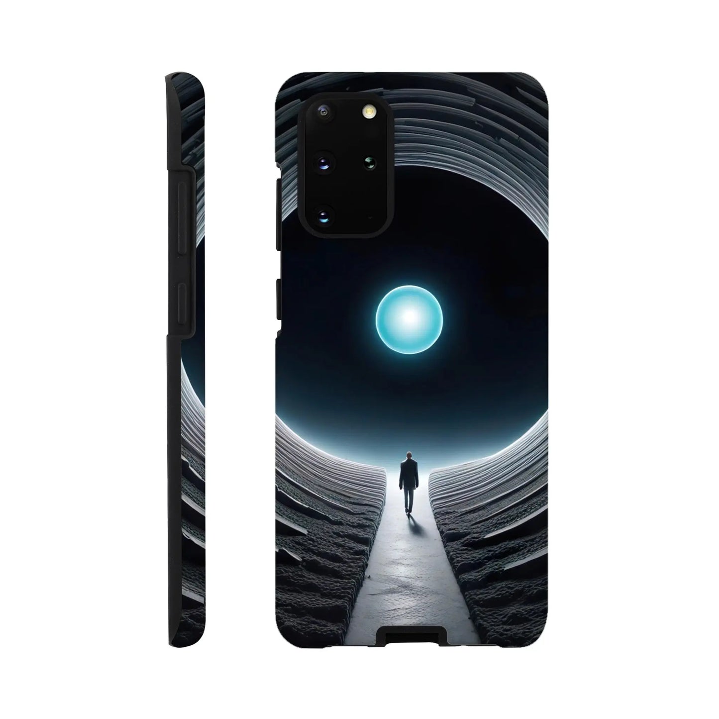 Smartphone-Hülle "Hart" - Weitblick - Digitaler Stil, KI-Kunst RolConArt, Sci-Fi, Galaxy-S20-Plus